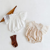 Baby Lace Flying Sleeve Bodysuit