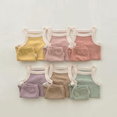 3-Piece Baby Solid Color Suit
