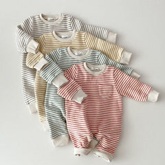 Baby Striped Print Romper