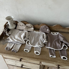 2-Piece Baby Solid Color Suit