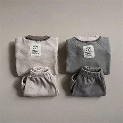 2-Piece Baby Solid Color Suit