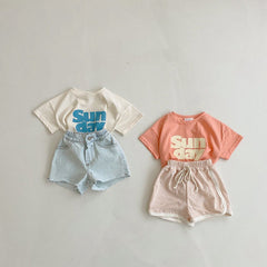 Baby Sun Day Print Top