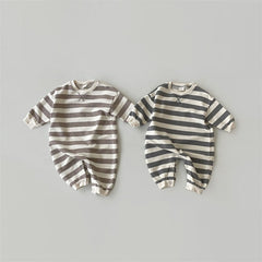 Baby Striped Print Romper