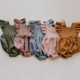 Baby Solid Color Seeveless Bodysuit
