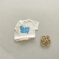 Baby Sun Day Print Romper