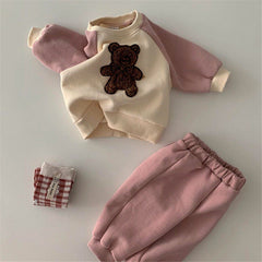 2-Piece Bear Print Set