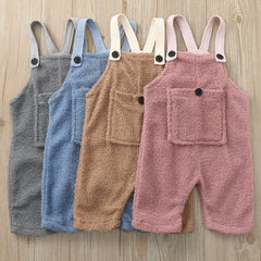 baby Solid Color Thermal Romper