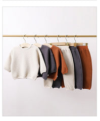 2-Piece Baby Solid Color Suit