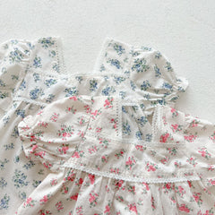 2-Piece Baby Flower Print Set