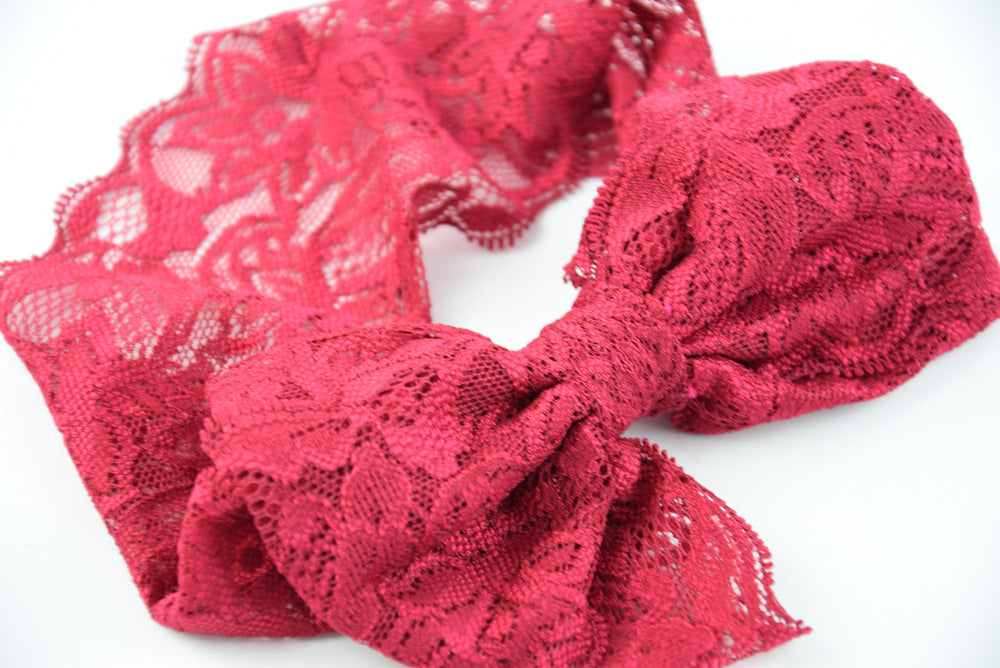 Baby Girl Lace Bow Headband
