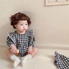 Baby Plaid Print Bodysuit