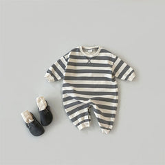 Baby Striped Print Romper