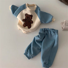 2-Piece Bear Print Set