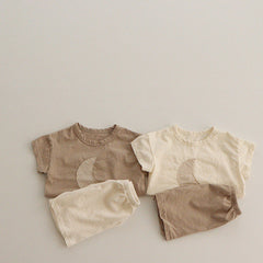 2-Piece Moon Print Set