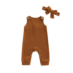 Baby Solid Color Romper