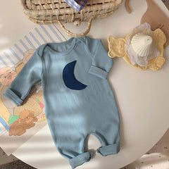 Baby Moon Print Romper