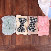 Baby Girl Coral Fleece Bow Headband