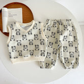 2-Piece Bear Print Set