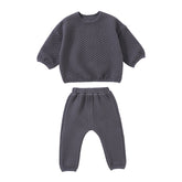 2-Piece Baby Solid Color Suit