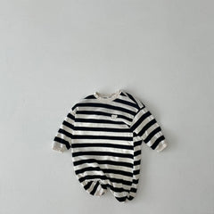 Baby Striped Print Romper
