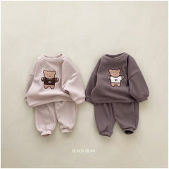 2-Piece Bear Print Set