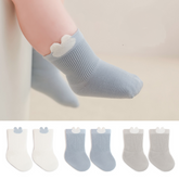 baby loose boneless cute cartoon mid-tube socks