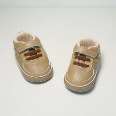 Spring and Autumn 1-year-old Baby Soft Bottom Non-slip Sports White Shoes