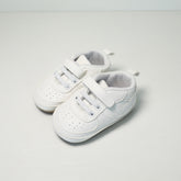 Spring and Autumn 1-year-old Baby Soft Bottom Non-slip Sports White Shoes