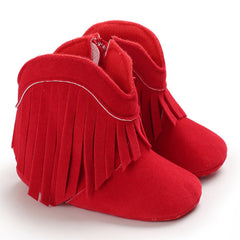 Baby winter snow boots tassel shoes