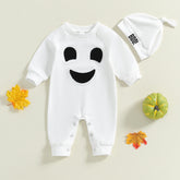 Baby Cute Ghost jumpsuit Hat