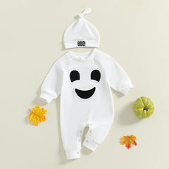 Baby Cute Ghost jumpsuit Hat