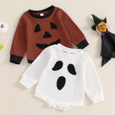 Baby Pumpkin Ghost Climbing Suit