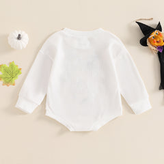 Baby Pumpkin Ghost Climbing Suit