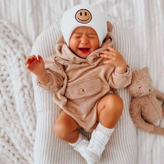 Baby Solid Color Round Neck Bodysuit
