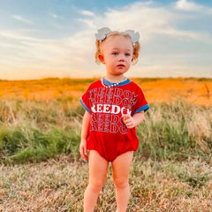 Baby Girl FREEDOM Romper