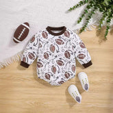 Baby Rugby Polo Short Print Romper