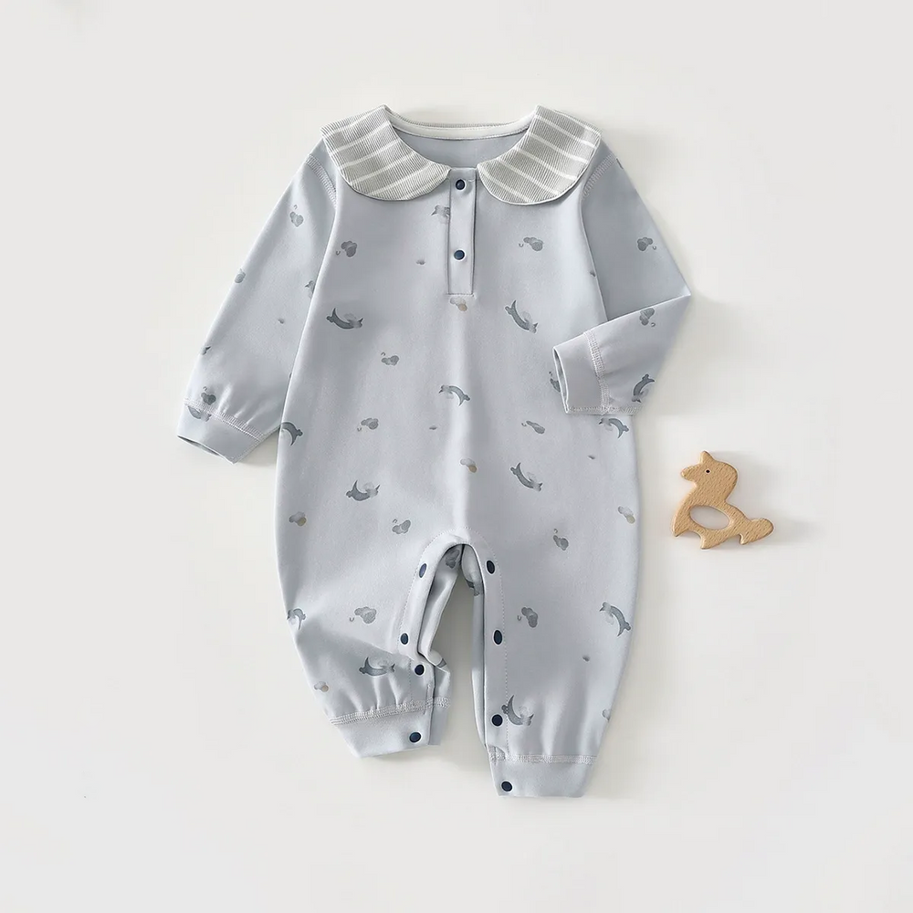 Baby Dolphin Print Romper