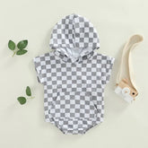 Baby Plaid Hooded Bodysuit