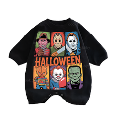 Baby Halloween Print Romper