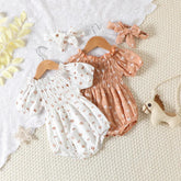 Baby Girl Flower Romper