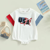 Baby Boy USA Romper