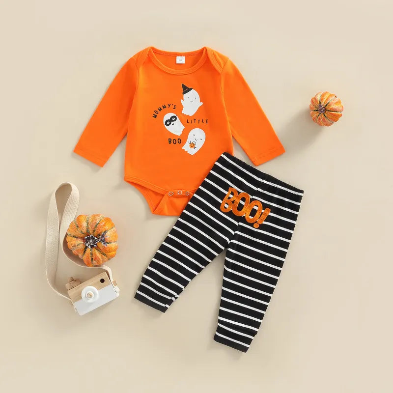 Baby Halloween Print Suit