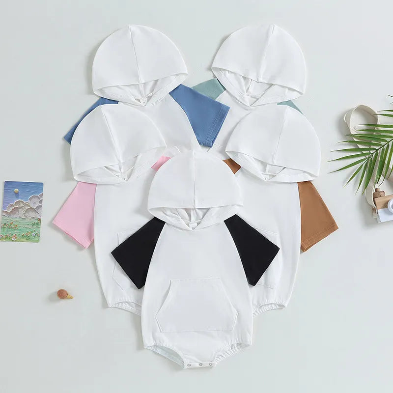 Baby Summer Hoodie Romper