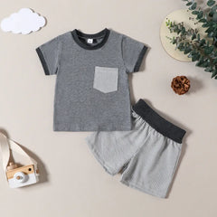 2-Piece Baby Color Matching Suit