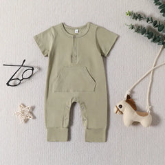 Baby Solid Color Romper