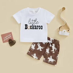 2-Piece Baby Boy Print Set