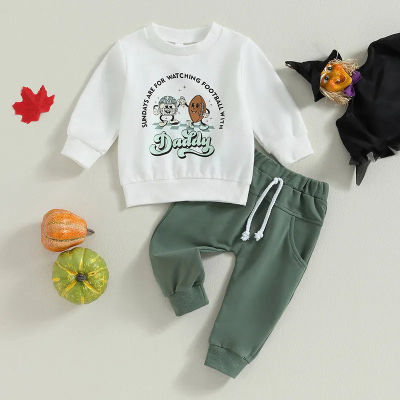 2-Piece Baby Boy FOOTBALL Suit