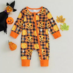 Baby Halloween Print Rompers