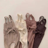 Baby Adjustable Solid Color Overalls