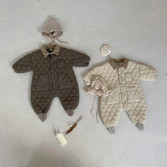 Baby warm romper coat in winter